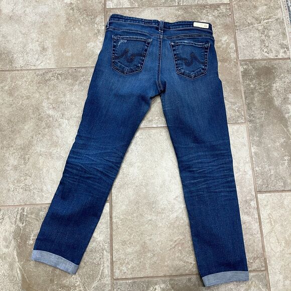 AG Adriano Goldschmied Stilt Roll-Up Cigarette Jeans | Size 29R - Picture 3 of 13